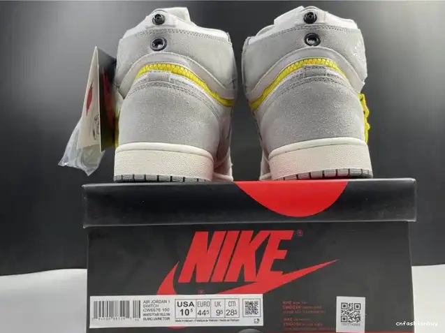 Jordan Light Smoke 1 CW6576-100 High Switch Air 0622